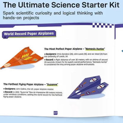 ⏰Creative DIY Paper Airplane Set For Kids