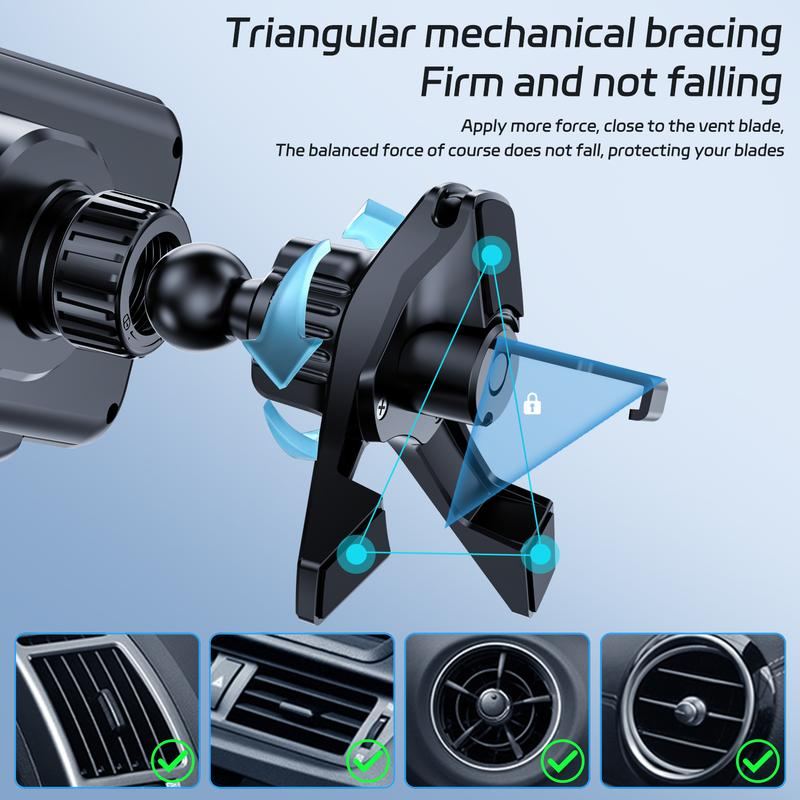 15W Wireless Charging Car Mount for Phones – 90° Rotation, Stable & Adjustable