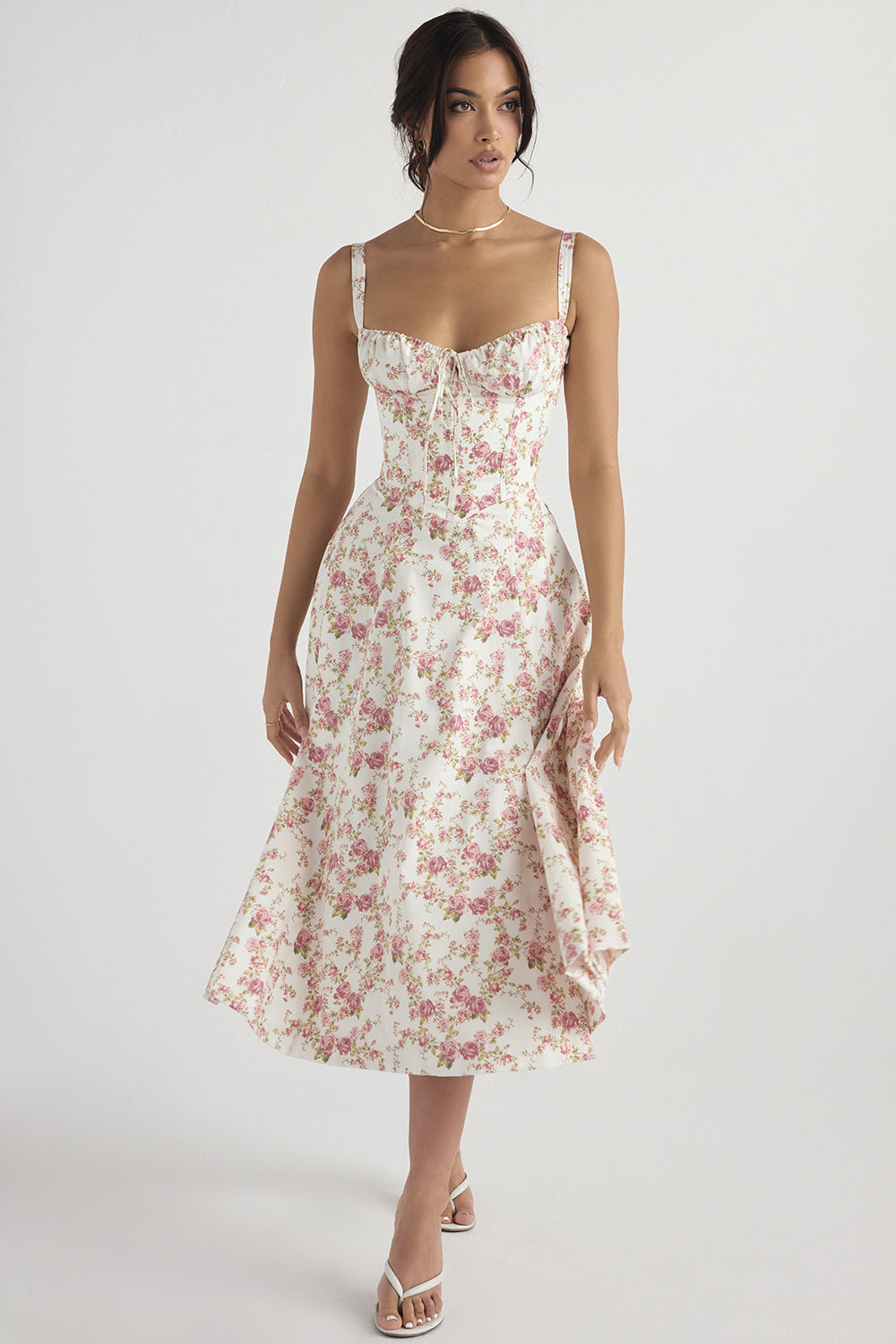 Floral Frenzy Slip Dress