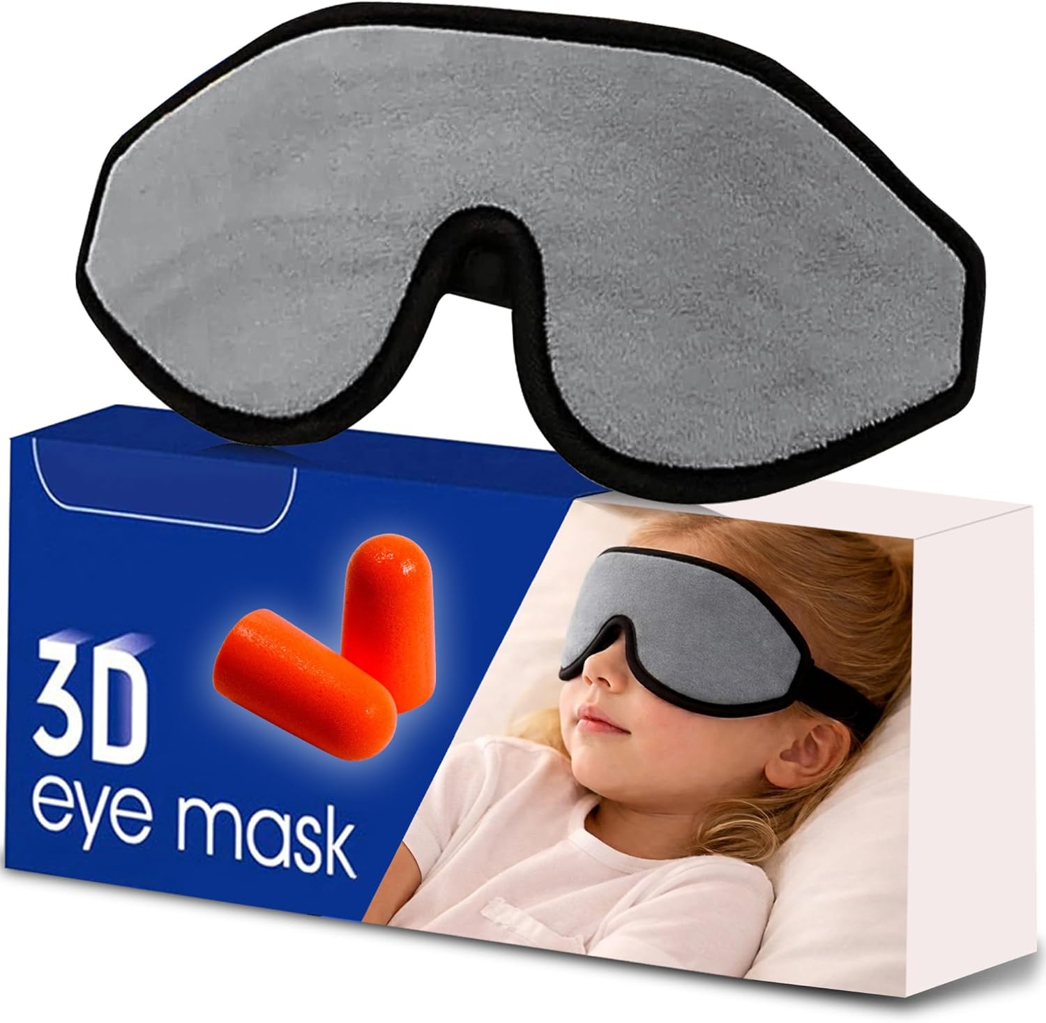 3D Kids Sleep Mask | Memory Foam Blackout Eye Cover – Astra Vena