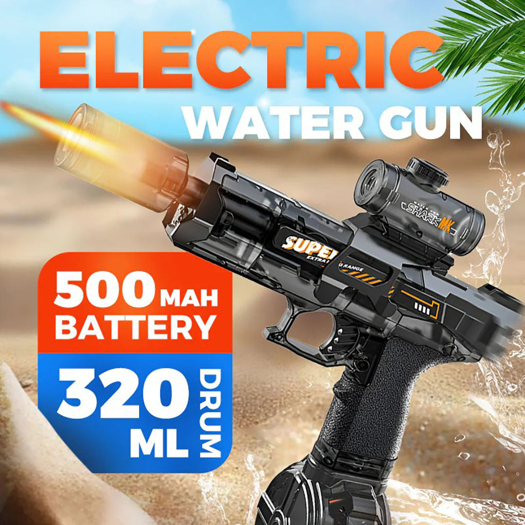 Electric Water Blaster with Flame Effect
