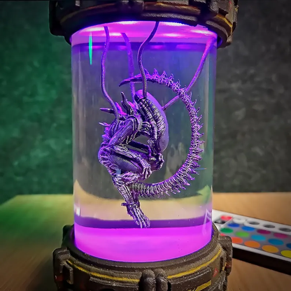 Alien Xenomorph Resin Lamp