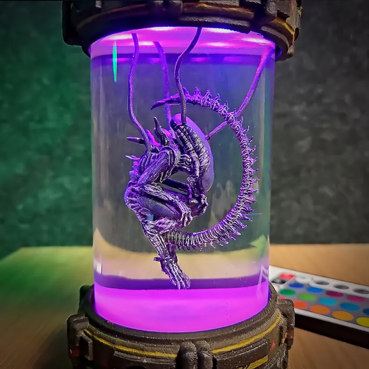 Alien Xenomorph Resin Lamp