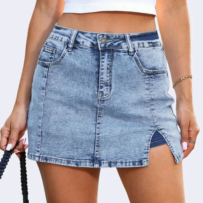 Denim Skort