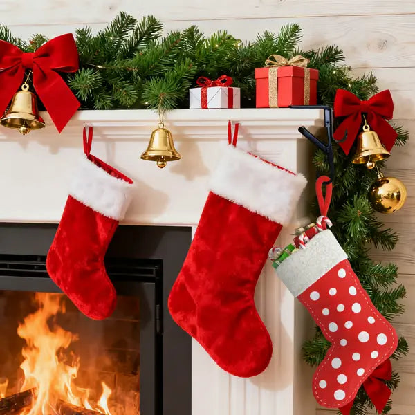 🎄Fireplace Stocking and Garland Hanger