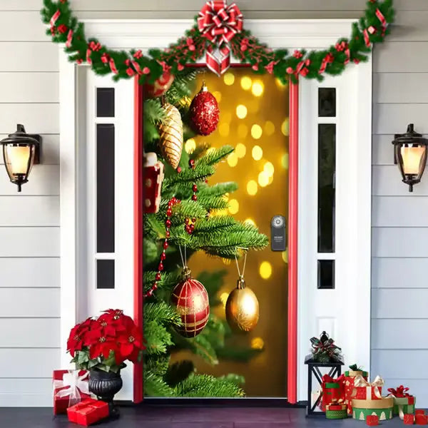 🌟2025 Christmas And Halloween Front Door Decoration