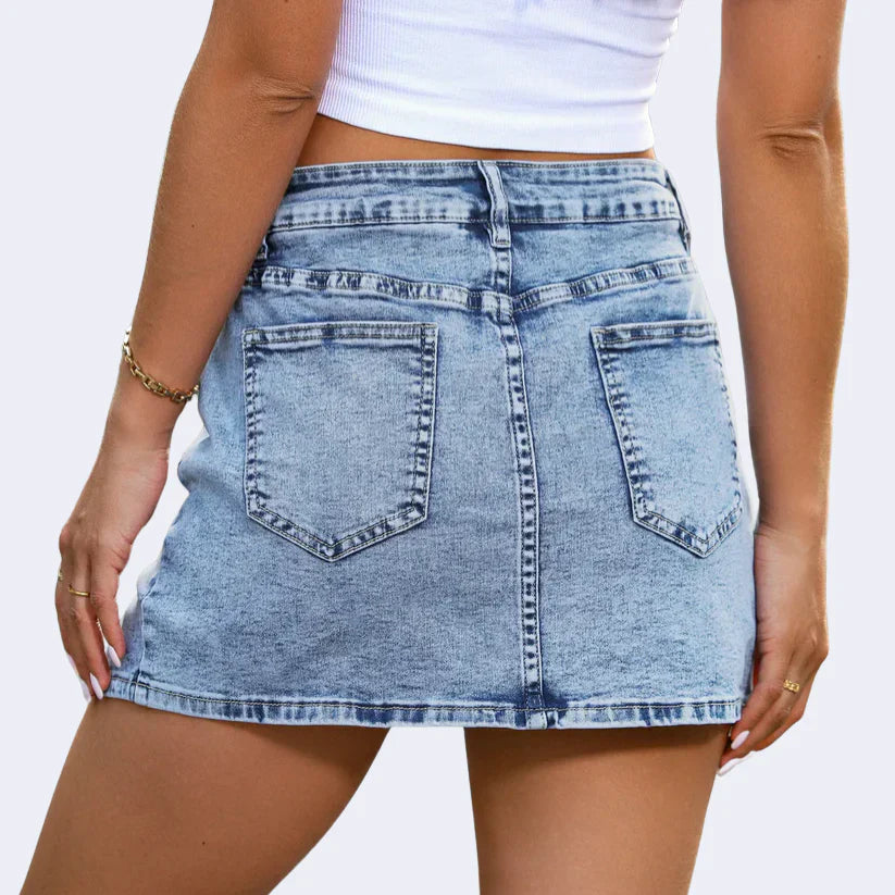 Denim Skort