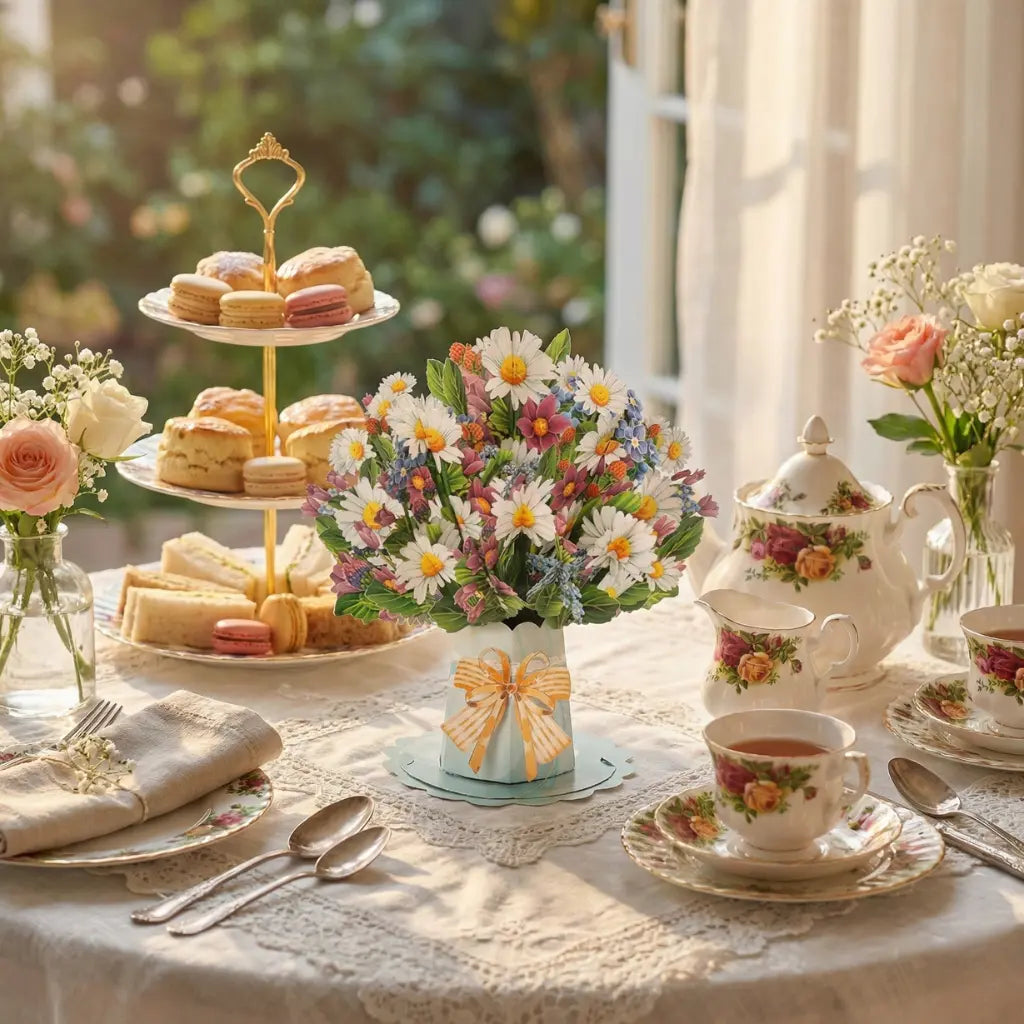 💌 Forever-Blooming 3D Flower Pop-Up Card– Personalized Love Message & Everlasting Bloom