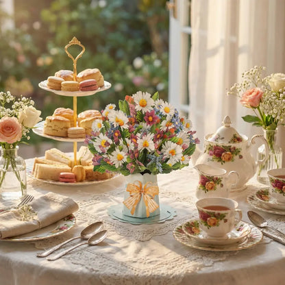 💌 Forever-Blooming 3D Flower Pop-Up Card– Personalized Love Message & Everlasting Bloom