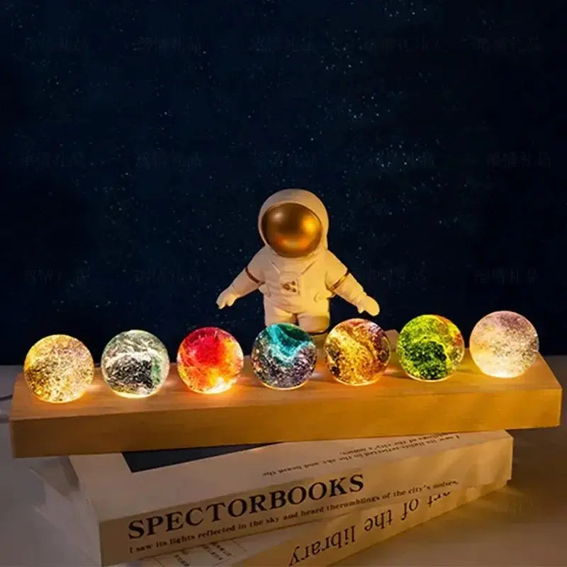 Galaxy Crystal Sphere Set