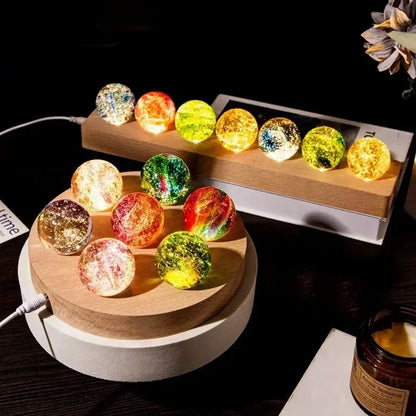 Galaxy Crystal Sphere Set