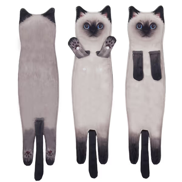 🎁 Early Christmas Sale 🎅 Funny Cat Hand Towels