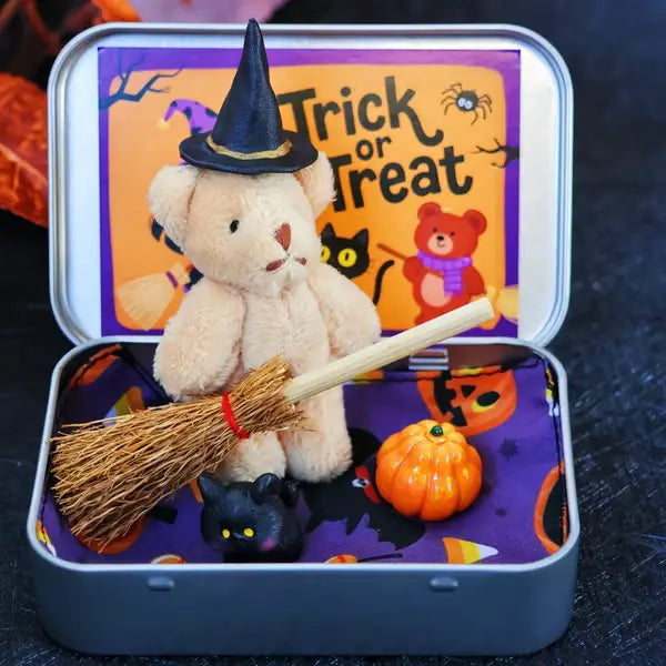 Cute Halloween Teddy Bear Gift Box