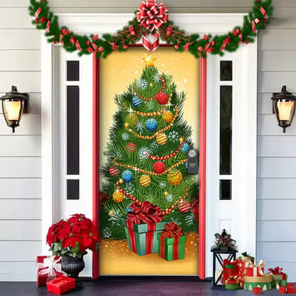 🌟2025 Christmas And Halloween Front Door Decoration