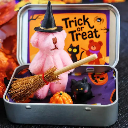 Cute Halloween Teddy Bear Gift Box