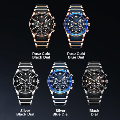 Men’s Luxury Multifunctional Chronograph Watch