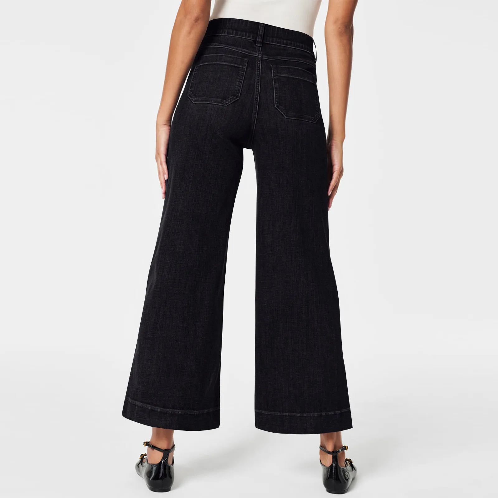 Shapewear Pants - Wide Leg Short Jeans 2025