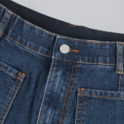 Shapewear Pants - Wide Leg Short Jeans 2025