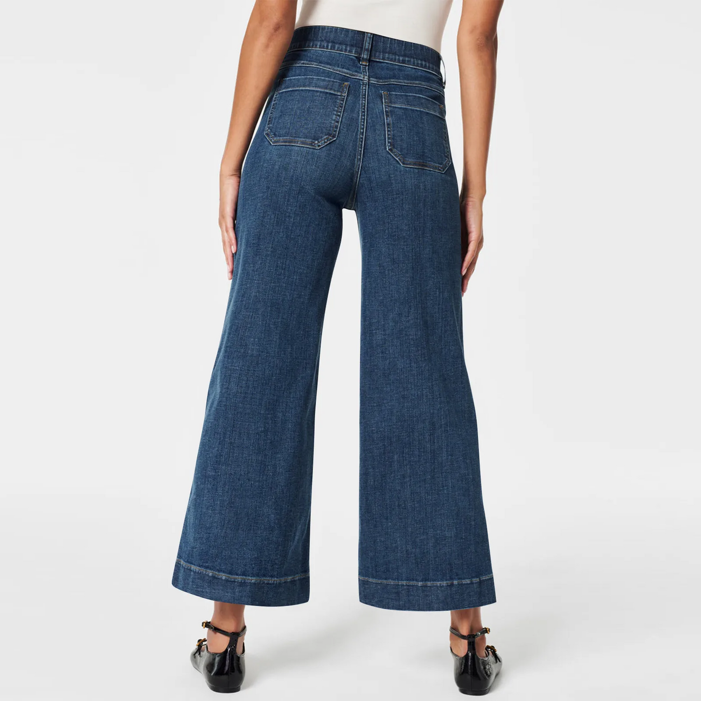 Shapewear Pants - Wide Leg Short Jeans 2025