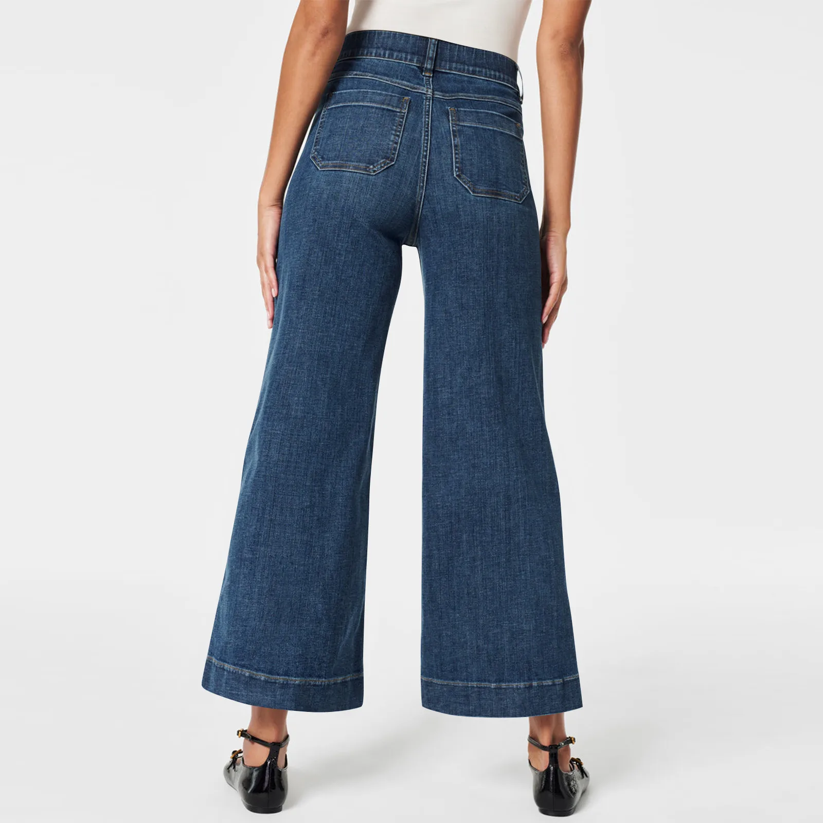 Shapewear Pants - Wide Leg Short Jeans 2025