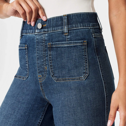 Shapewear Pants - Wide Leg Short Jeans 2025