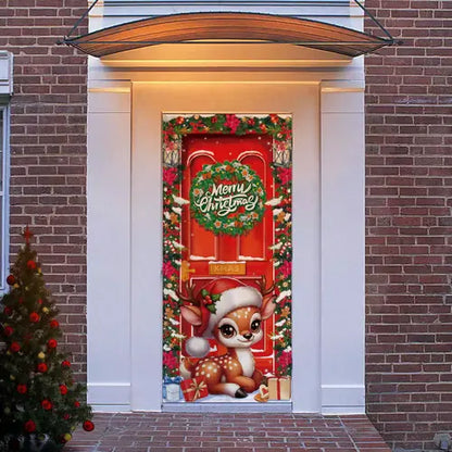 🌟2025 Christmas And Halloween Front Door Decoration