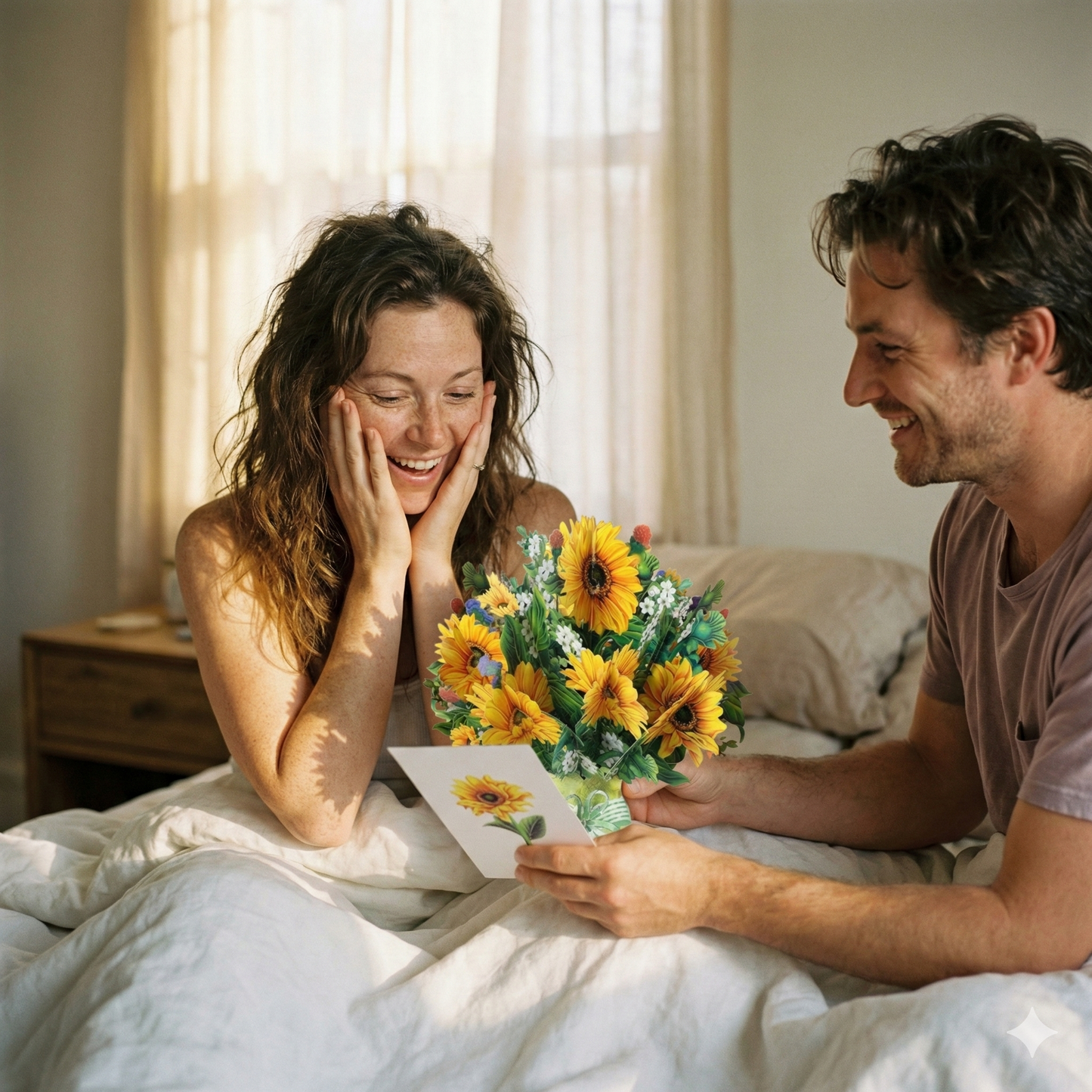 💌 Forever-Blooming 3D Flower Pop-Up Card– Personalized Love Message & Everlasting Bloom