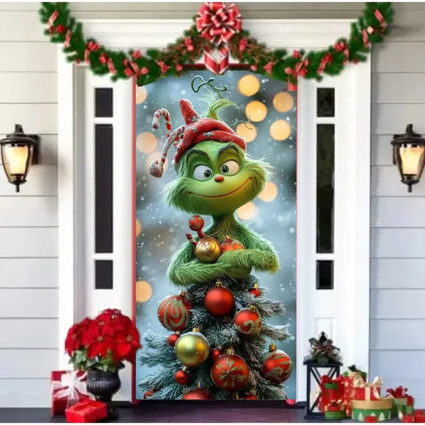 🌟2025 Christmas And Halloween Front Door Decoration