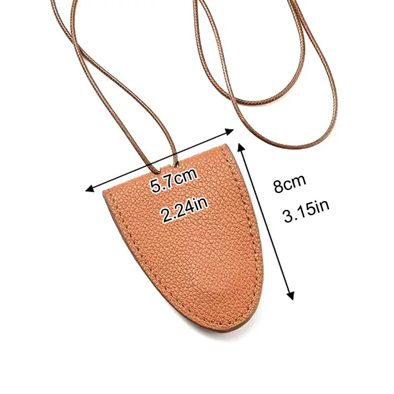 Magnetic Leather Sunglass Necklace Clip