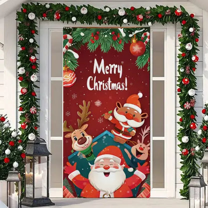 🌟2025 Christmas And Halloween Front Door Decoration