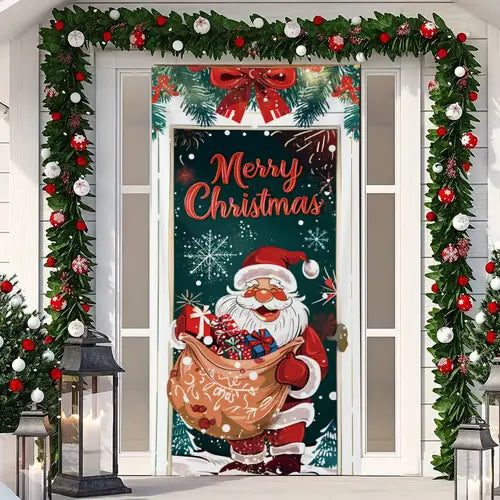 🌟2025 Christmas And Halloween Front Door Decoration