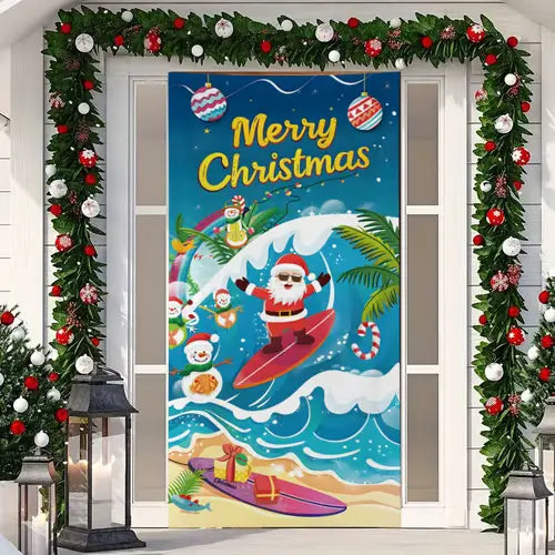 🌟2025 Christmas And Halloween Front Door Decoration