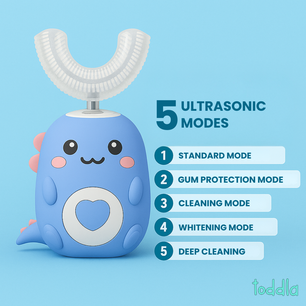 Toddla U-Shaped 360º Ultrasonic Toothbrush