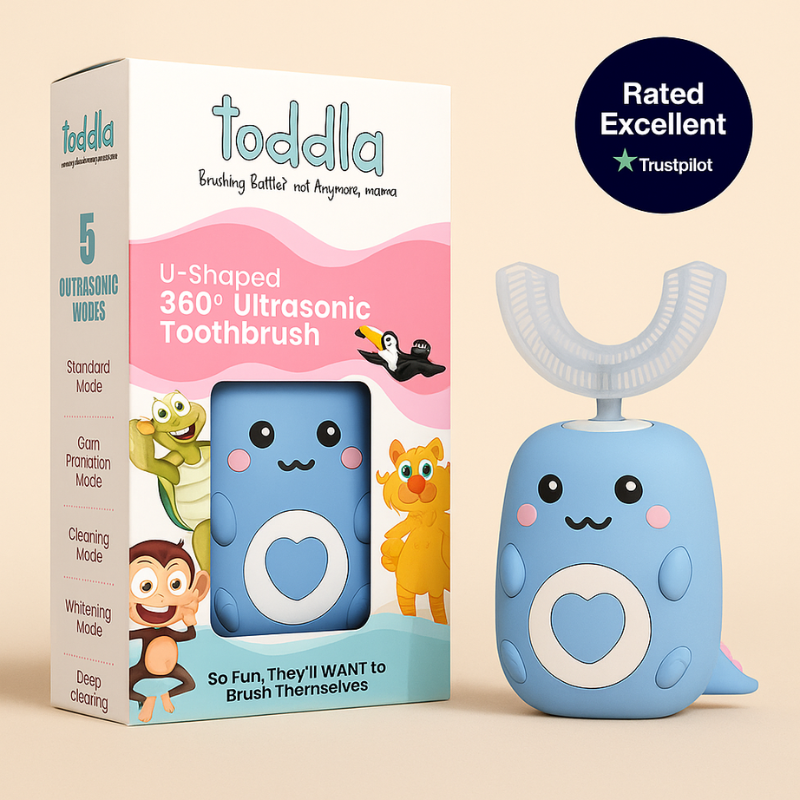 Toddla U-Shaped 360º Ultrasonic Toothbrush