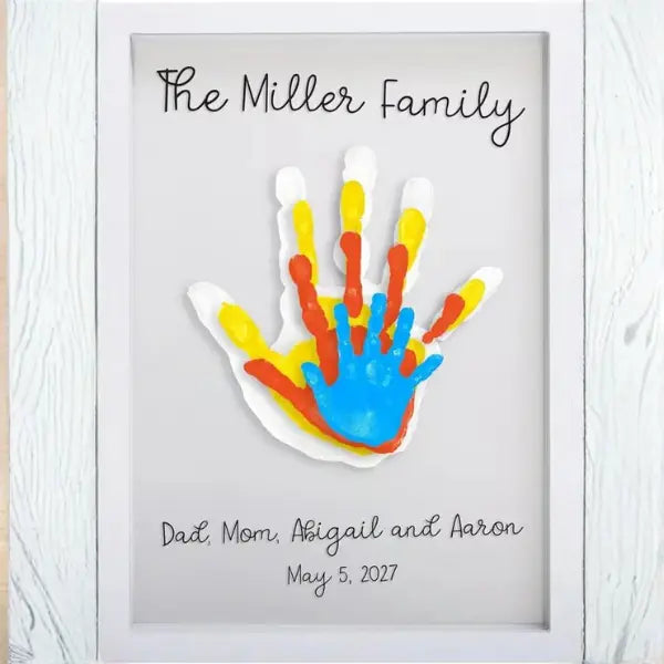 🎁Best Gift-Family Handprint Kit🔥Non-toxic, Odorless, and Harmless