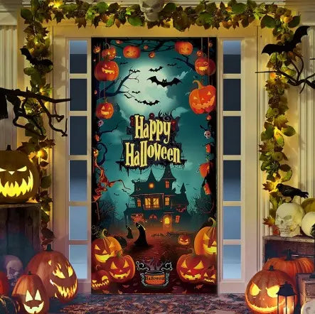 🌟2025 Christmas And Halloween Front Door Decoration