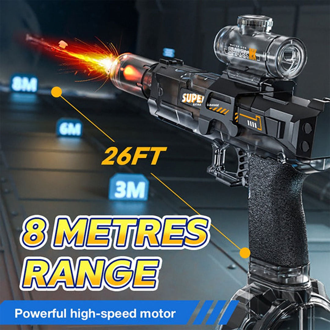 Electric Water Blaster with Flame Effect