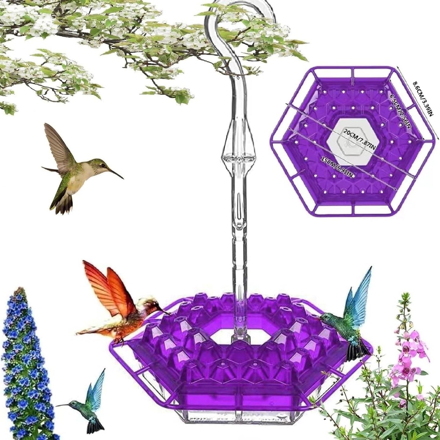 ✨Hummingbird Feeders for Outdoors Hanging