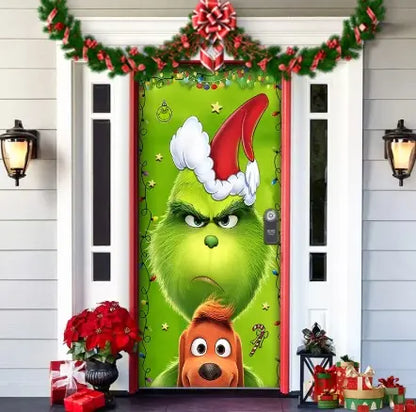 🌟2025 Christmas And Halloween Front Door Decoration