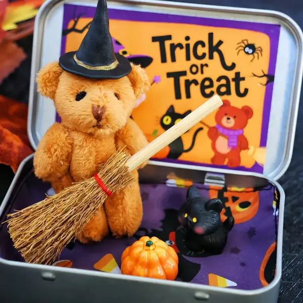 Cute Halloween Teddy Bear Gift Box