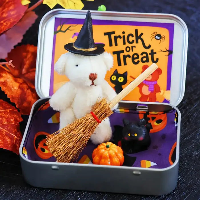 Cute Halloween Teddy Bear Gift Box
