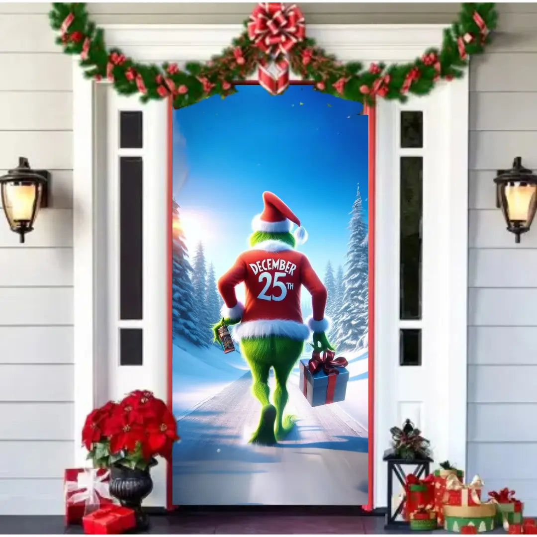 🌟2025 Christmas And Halloween Front Door Decoration