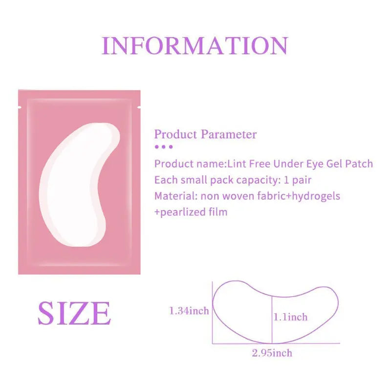 50 Pairs Eyelash Extension Eye Patches