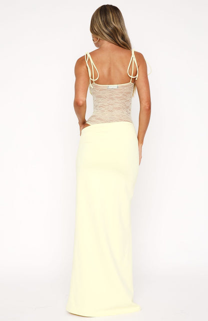 Maxi Dress Lemon