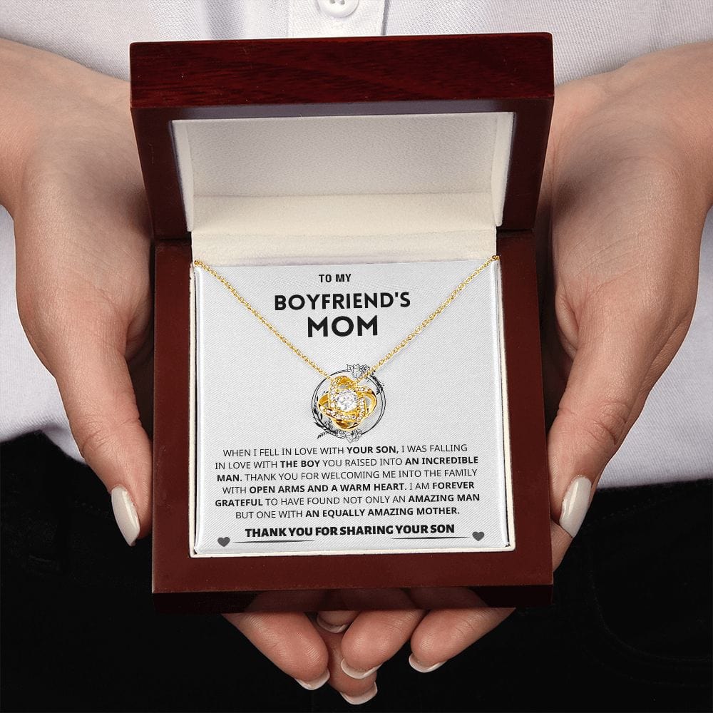 Boyfriend's Mom Gift, "Forever Grateful." Jewelry