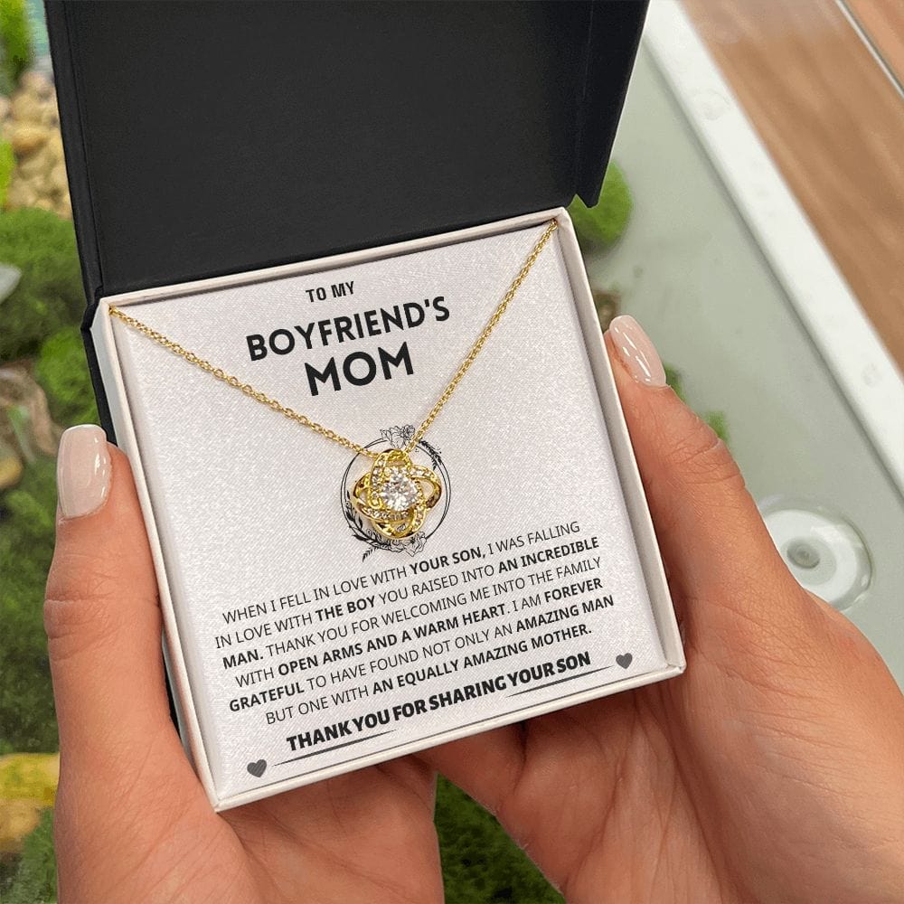 Boyfriend's Mom Gift, "Forever Grateful." Jewelry